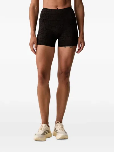 Adidas Originals Snake-print Shorts In Black