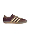 Adidas Originals Gazelle Indoor "maroon/almost Yellow/preloved Brown" Sneakers In Brown