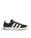 Adidas Originals Low-top Round Toe Sneaker With Flat Rubber Sole In Cblack/ftwwht/owhite