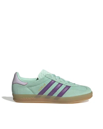 ADIDAS ORIGINALS SNEAKER GAZELLE INDOOR CLEAR MINT/ACTIVE PURPLE/ICE LAVENDER