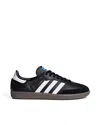 Adidas Originals Low-top Rubber Sole Sneakers With Contrast Stripes In Black