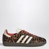 Adidas Originals Celine Low Lace-up Sneakers With Triomphe In Animal Print