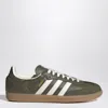 Adidas Originals Samba Og Nubuck-trimmed Full-grain Leather Sneakers In Brown