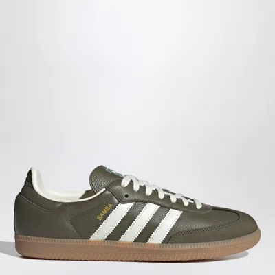 ADIDAS ORIGINALS SNEAKER SAMBA OG MEDIUM DARK KHAKI/OFF WHITE/GUM