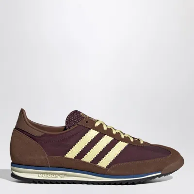 Adidas Originals Sneaker Sl72 Og Maroon/almost Yellow/preloved Brown In Red