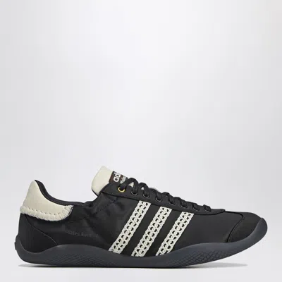 ADIDAS ORIGINALS SNEAKER WB KARINTHA LO SATIN CORE BLACK/DARK BROWN/CREAM WHITE