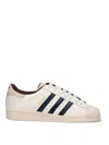 Adidas Originals Crocodile-effect Three-stripe Trainers