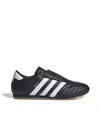 Adidas Originals Taekwondo Striped Leather Sneakers In Black