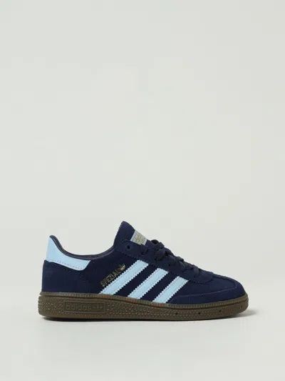 Adidas Originals Kids'  Handball Spezial In Collegiate Navy/clear Sky