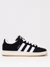 Adidas Originals Black Suede Leather Sneaker In Black