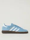 Adidas Originals Mens Blue White Gum Handball Spezial Suede Low-top Trainers