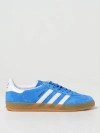 Adidas Originals Striped Suede Low Top Sneakers In Gnawed Blue