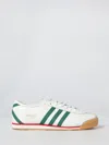 Adidas Originals White Italia 70s Sneaker In Animal Print
