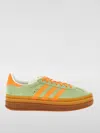 Adidas Originals Gazelle Bold "semi Green Spark" Sneakers In Multicolor