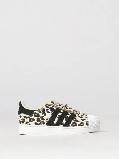 Adidas Originals Sneakers Kids Color Beige In Animal Print