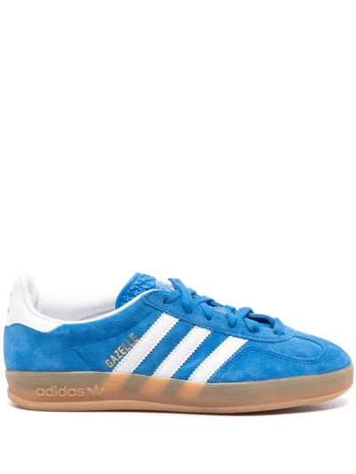 Adidas Originals Gazelle Suede Sneakers In Blue