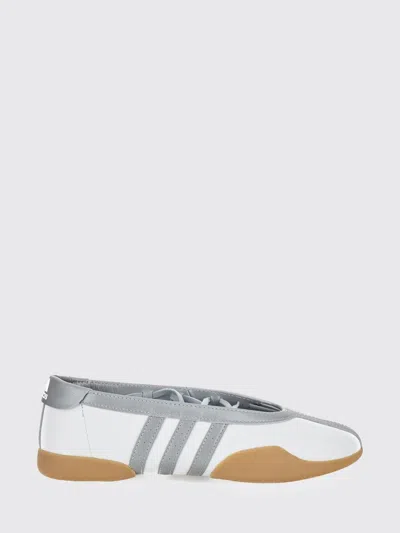 Adidas Originals Taekwondo Mei Ballet Metallic Leather-trimmed Leather Sneakers In Silver