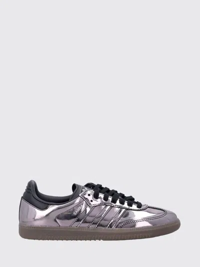Adidas Originals Samba Og Sneakers With Bold Metallic Finish In Animal Print
