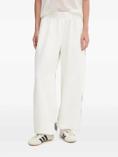 Adidas Originals Soft Lux Track Pants In Neutral