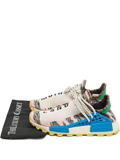 Pre-owned Adidas Originals Solar Hu Nmd Knit Sneakers In Neutral