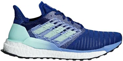 Pre-owned Adidas Originals Solarboost (women's) Sneakers In Mystery Ink/clear Mint/real Lilac In Multi
