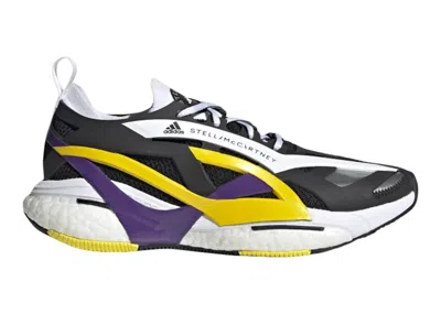 Pre-owned Adidas Originals Solarglide Stella Mccartney (women's) Sneakers In Core Black/active Purple/shock Yellow