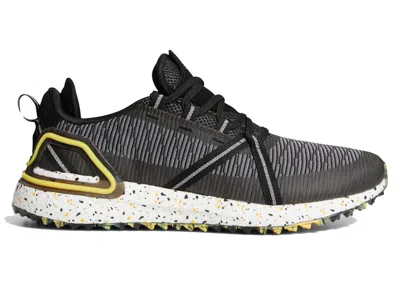 Pre-owned Adidas Originals Solarthon Primegreen Black Sneakers In Core Black/sonic Fuchsia/solar Gold In Multi