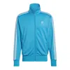 Adidas Originals Solid Color Logo Sports Jacket Blue