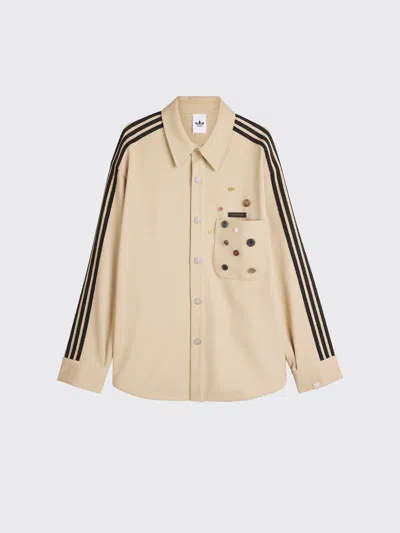 Adidas Originals Song For The Mute X Adidas Adi006 Shirt Jacket In Brown