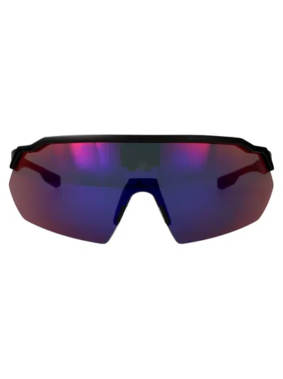 Adidas Originals Sp0093 Sunglasses In 02z Nero Opaco/viola Grad E/o Specchiato
