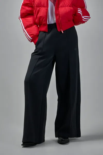Adidas Originals Spacer 3-stripes Track Pants In Black