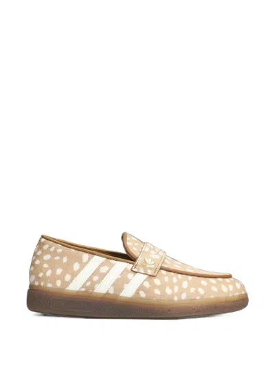 Adidas Originals Spezial Animal-print Loafers In Neutral