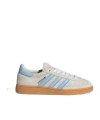 Adidas Originals Womens Alumina Clear Sky Gum Handball Spezial Suede Low-top Trainers In White