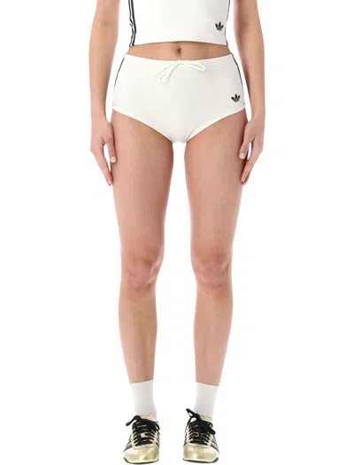 Adidas Originals Sport Tight Mini Shorts - Slim Fit In White