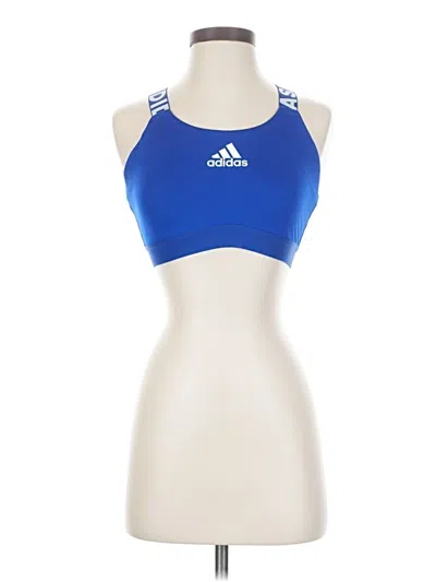 Pre-owned Adidas Originals Sports Bra In Blue