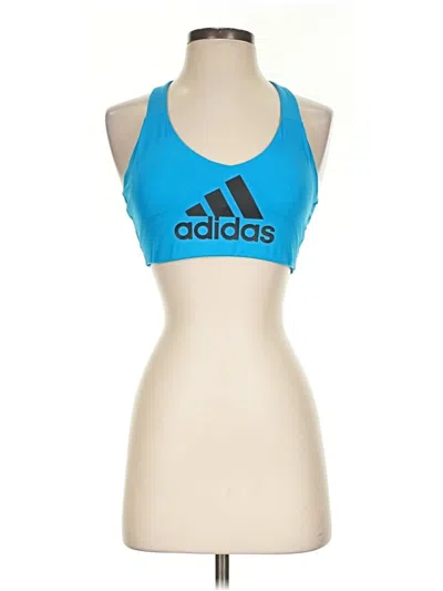 Pre-owned Adidas Originals Sports Bra In Blue