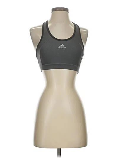 Pre-owned Adidas Originals Sports Bra In Gray