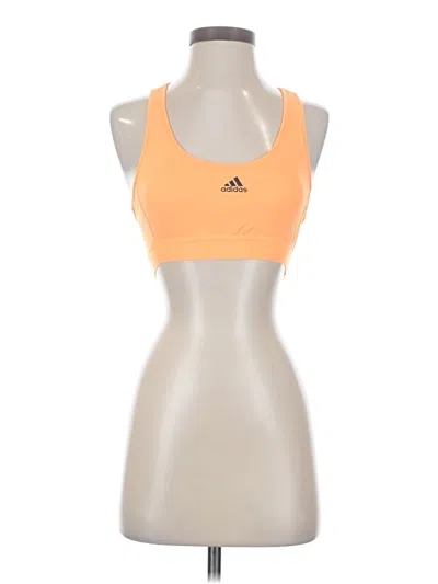 Pre-owned Adidas Originals Sports Bra In Orange