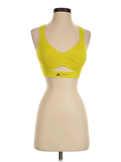 Pre-owned Adidas Originals Sports Bra In Yellow