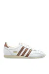 Adidas Originals Womens White Preloved Brown Cre Japan Leather Low-top Trainers In Multi