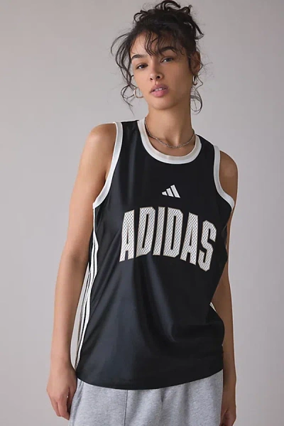 Adidas Originals Sportswear Stadium Tank Top In Black, Women's At Urban Outfitters