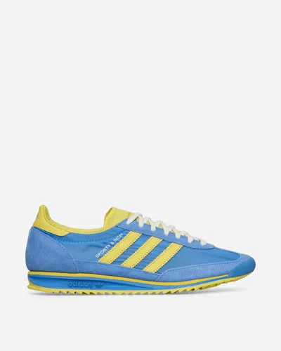 Adidas Originals Sporty And Rich Sl72 Sneakers Real In Real Blue+light Yellow+white