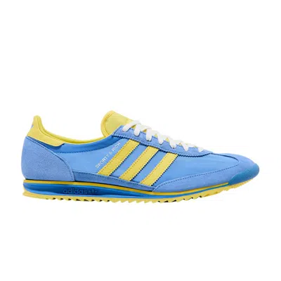 Pre-owned Adidas Originals Sporty & Rich X Wmns Sl72 Og 'real Blue'