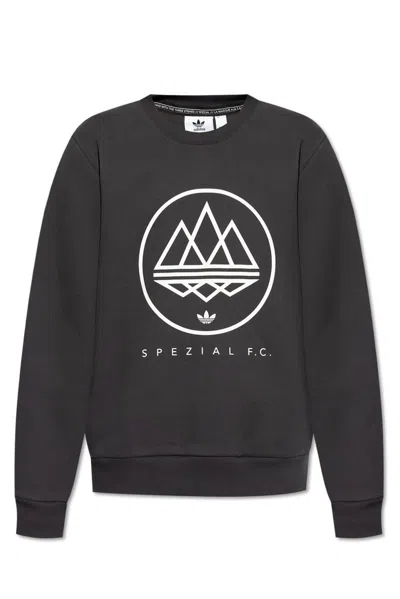 Adidas Originals Spzl F.c. Sweatshirt In Black