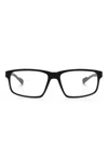 Adidas Originals Square-frame Glasses In Black