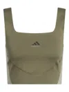 Adidas Originals Square-neck Tank Top In Green