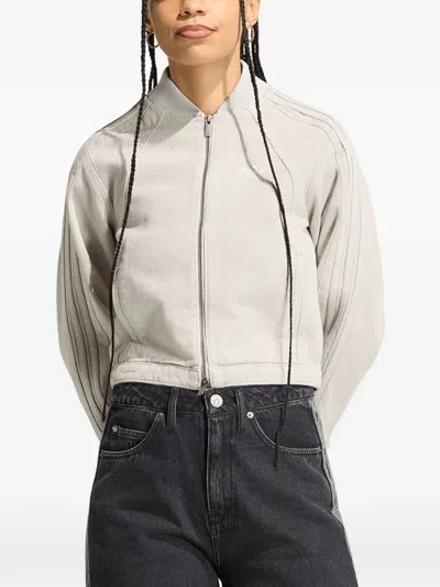 Adidas Originals Sst 2.0 Denim Jacket In Gray