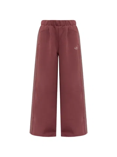Adidas Originals Sst 2.0 Logo-print Wide-leg Track Pants In Red