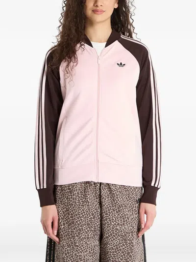 Adidas Originals Sst Classic Track Sweatshirt In Multi