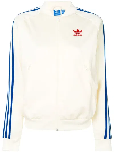 Adidas Originals Sst Embellished Jacket In White